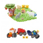 MINI WAFFLE FARMER - TRACTORS & GLORIOUS PASTURE 110PÇS