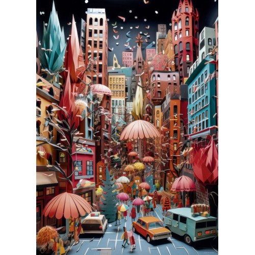 PAPER-LIKE STREET CANYON - PUZZLE