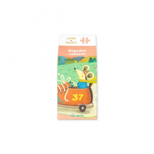 BIGODES VELOZES — LIVRO + PUZZLE (50 PCS)