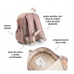 MOCHILA TINY FARM - ROSA VELHO