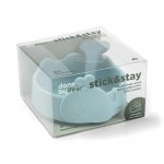 TAÇA COM COLHER - STICK & STAY - AZUL