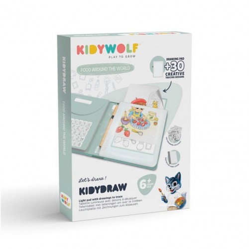 KIDYDRAW PAD FOOD - COM LUZ