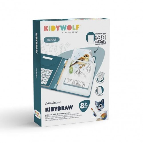 KIDYDRAW PAD ANIMAIS - COM LUZ