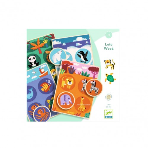 LOTO ANIMAIS - EM MADEIRA