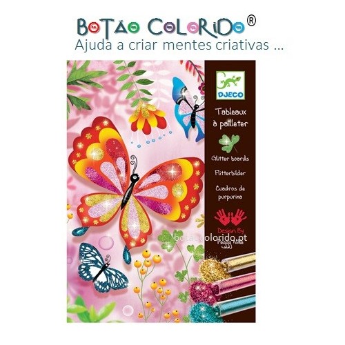 Quadros Brilhantes -Butterflies