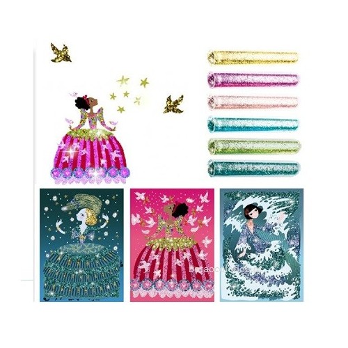 Quadros Brilhantes -Vestidos de lantejoulas