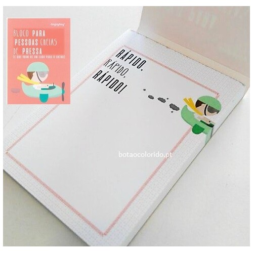 Bloco de Notas - Para pessoas cheias de pressa