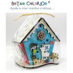 Mealheiro - Pirata azul/vermelho