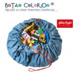 Tapete de brincar e saco de armazenamento - Jeans