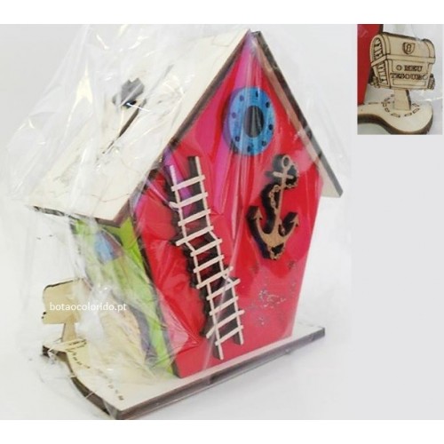 Mealheiro - Pirata vermelho/verde