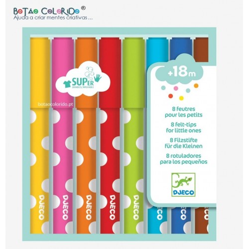 8 marcadores (Super lavável)