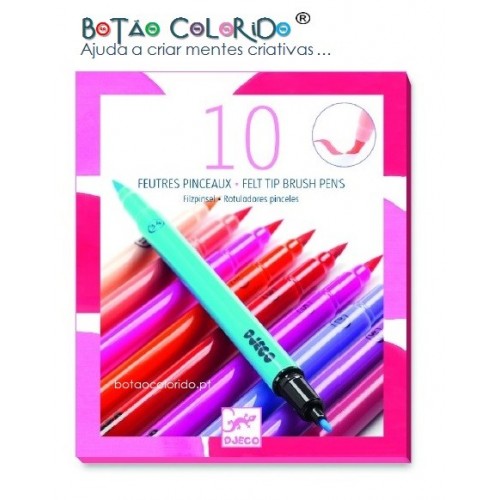 10 Canetas de feltro/pincel | suaves