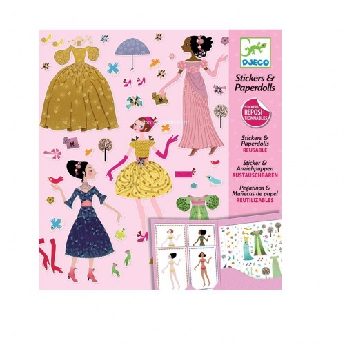 BONECAS DE PAPEL - VESTIDOS 4 ESTAÇÕES